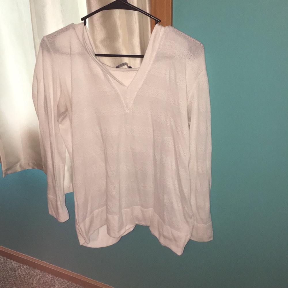 Nally & Molly Cream Top with Hood